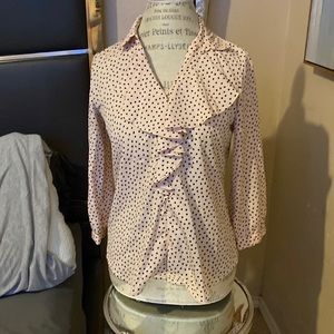 Polka dot blouse